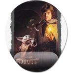 Pixxa Model - 1 Baby Yoda ve Luke Skywalker Bilek Destekli Mouse Pad