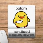Pixxa Model - 1 Balam Təhlükəli Olduğumu Deyirəm - Azərbaycan - Krujka Bilek Destekli Mouse Pad