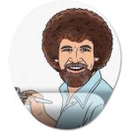Pixxa Model - 1 Bob Ross Bilek Destekli Mouse Pad