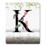 Pixxa Model 1 K Harfi Çiçekli Harf Bilek Destekli Mouse Pad