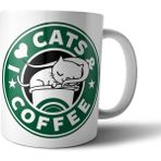 Pixxa Model 1 Kedi ve Kahve Starbucks Cats and Coffee Kupa Bardak