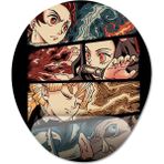 Pixxa Model 1 Oval Demon Slayer Bilek Destekli Mouse Pad