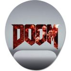 Pixxa Model -1 Oval Doom Bilek Destekli Mouse Pad