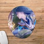 Pixxa Model -1 Oval Douluo Dalu Bilek Destekli Mouse Pad