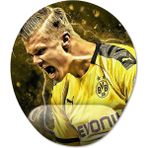Pixxa Model -1 Oval Erling Haaland Bilek Destekli Mouse Pad