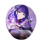 Pixxa Model 1 Oval Genshin Impact Raiden Bilek Destekli Mouse Pad