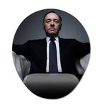 Pixxa Model -1 Oval House Of Cards Bilek Destekli Mouse Pad