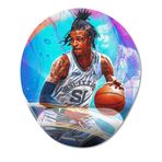 Pixxa Model -1 Oval Ja Morant Nba Bilek Destekli Mouse Pad