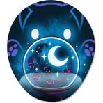Pixxa Model 1 Oval Kozmik Kedi Tarot Fal Bilek Destekli Mouse Pad