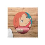 Pixxa Model -1 Oval Küçük Deniz Kızı Ponyo Bilek Destekli Mouse Pad