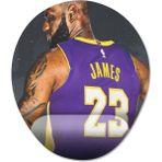 Pixxa Model 1 Oval Lebron James King James Bilek Destekli Mouse Pad
