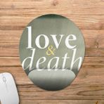 Pixxa Model -1 Oval Love Death Bilek Destekli Mouse Pad