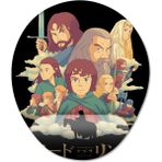 Pixxa Model 1 Oval Marjinal Yüzüklerin Efendisi - Lord of the Rings Bilek Destekli Mouse Pad
