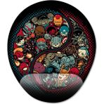 Pixxa Model 1 Oval Marvel Avengers Chibi Bilek Destekli Mouse Pad