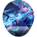 Pixxa Model -1 Oval Mobile Legends-Miya Bilek Destekli Mouse Pad