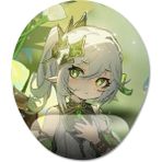 Pixxa Model -1 Oval Nahida - Genshin Impact Bilek Destekli Mouse Pad