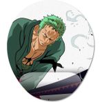 Pixxa Model -1 Oval One Piece - Roronoa Zoro Bilek Destekli Mouse Pad
