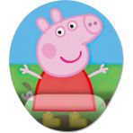 Pixxa Model -1 Oval Peppa Pig Bilek Destekli Mouse Pad