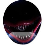 Pixxa Model -1 Oval Poppy Playtime Bilek Destekli Mouse Pad
