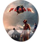 Pixxa Model 1 Oval the Flash Film Bilek Destekli Mouse Pad