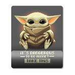 Pixxa Model - 2 Baby Yoda Starbucks Bilek Destekli Mouse Pad