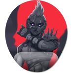 Pixxa Model - 2 Overwatch 2 - Junker Queen Bilek Destekli Mouse Pad