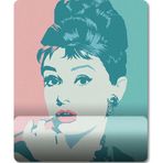 Pixxa Model - 3 Audrey Hepburn Bilek Destekli Mouse Pad