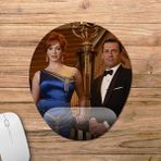 Pixxa Model -4 Oval Mad Men Bilek Destekli Mouse Pad