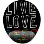 Pixxa Model 5 Oval Lego Bilek Destekli Mouse Pad