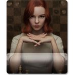 Pixxa Model 6 The Queen's Gambit Bilek Destekli Mouse Pad