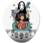 Pixxa Model 7 Oval Studio Ghibli Spirited Away Bilek Destekli Mouse Pad