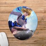 Pixxa Model -8 Oval Mobile Legends Fanny Bilek Destekli Mouse Pad