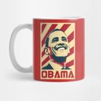 Pixxa Obama Retro Propaganda Kupa Bardak