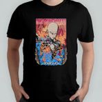 Pixxa One Punch Man Unisex %100 Pamuklu Bisiklet Yaka T-Shirt Model 5 - Siyah