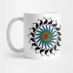 Pixxa Peacock Spiral Kupa Bardak
