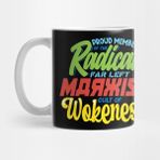 Pixxa Radical Far Left Marxist Cult Of Wokeness - Neon Kupa Bardak