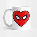 Pixxa Spiderman Heart Kupa Bardak