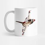 Pixxa Thunderbird F-16C Sneak Pass 4 No Background Kupa Bardak
