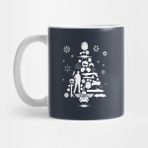 Pixxa Top Gun Christmas Tree Silhouette Kupa Bardak