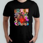 Pixxa Travis Scott Pamuklu Bisiklet Yaka T-Shirt Model - 2 - Siyah