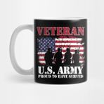 Pixxa U.s Army Veteran Proud To Have Served American Flag Gift Veterans Day Kupa Bardak