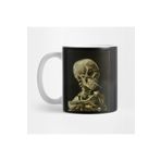 Pixxa Van Gogh Skull Of A Skeleton With Burning Cigarette 1885Â€“86 Kupa Bardak