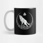 Pixxa Viking Wolf Of Odin Valknut Norse Mythology Kupa Bardak