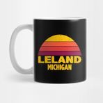 Pixxa Vintage Retro Leland Mıchıgan Kupa Bardak