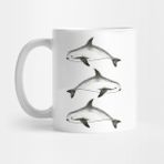 Pixxa Watercolor Vaquita Porpoise Kupa Bardak