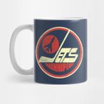 Pixxa Winnipeg Jets Vntage Distressed Kupa Bardak