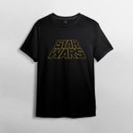 Pixxa Yıldız Savaşları / Star Wars %100 Pamuklu Bisiklet Yaka T-Shirt Model - 10 - Siyah