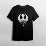 Pixxa Yıldız Savaşları / Star Wars %100 Pamuklu Bisiklet Yaka T-Shirt Model - 14 - Siyah
