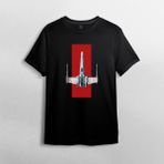 Pixxa Yıldız Savaşları / Star Wars %100 Pamuklu Bisiklet Yaka T-Shirt Model - 26 - Siyah