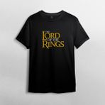 Pixxa Yüzüklerin Efendisi / Lord Of The Rings %100 Pamuklu Bisiklet Yaka T-Shirt Model - 2 - Siyah